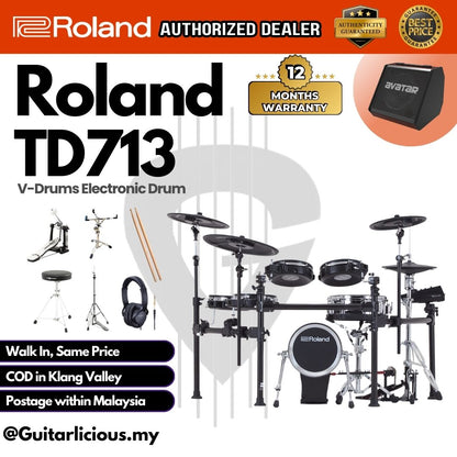 Roland V-Drums TD713 Electronic Drum Set (TD-713)