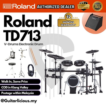 Roland V-Drums TD713 Electronic Drum Set (TD-713)