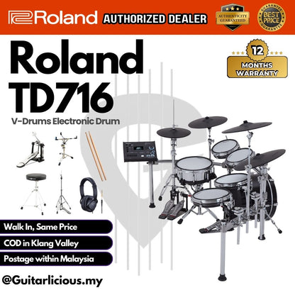Roland V-Drums TD716 Electronic Drum Set (TD-716)