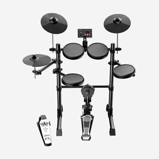 AROMA TDX-15B Digital Drum Set with Silicon Drum Pad (TDX 15B / TDX-15B )