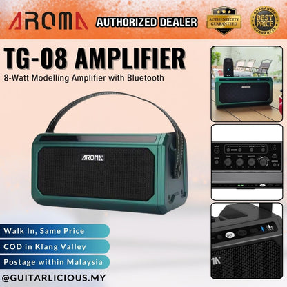 Aroma TG-08 8watt Modeling Amplifier with Bluetooth