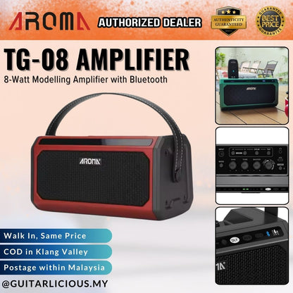 Aroma TG-08 8watt Modeling Amplifier with Bluetooth