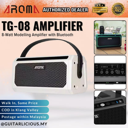 Aroma TG-08 8watt Modeling Amplifier with Bluetooth
