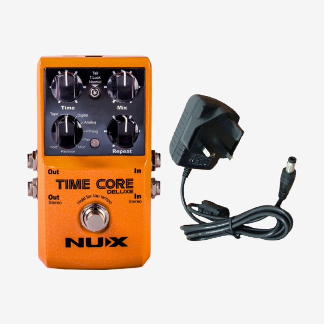 NUX Time Core Deluxe MKII Delay Effects Pedal with 7 Delay Modes