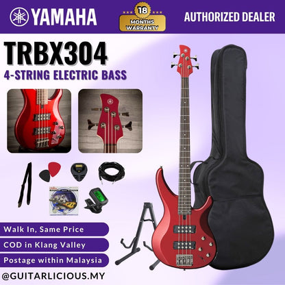 Yamaha TRBX304 4-string Electric Bass Guitar Package ( TRBX 304 / TRBX-304 )