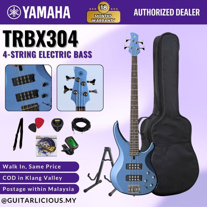 Yamaha TRBX304 4-string Electric Bass Guitar Package ( TRBX 304 / TRBX-304 )
