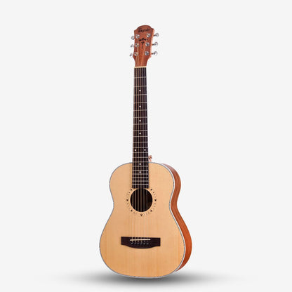 Tayste 34 inch (1/2 Size) Acoustic Travel Guitar, Spruce Top ( TS10-34 / TS1034 / 34" )