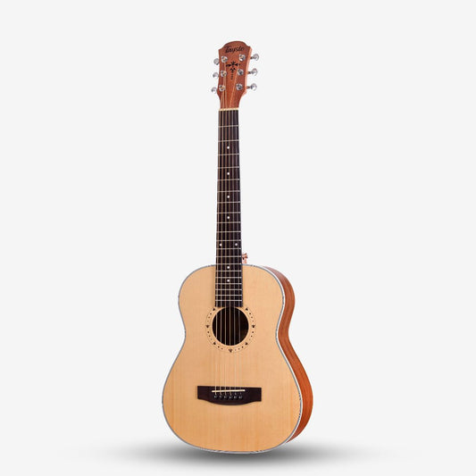 Tayste 34 inch (1/2 Size) Acoustic Travel Guitar, Spruce Top ( TS10-34 / TS1034 / 34" )