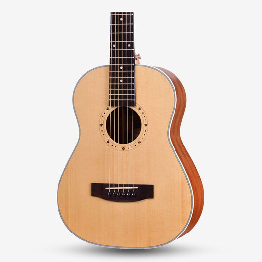 Tayste 34 inch (1/2 Size) Acoustic Travel Guitar, Spruce Top ( TS10-34 / TS1034 / 34" )