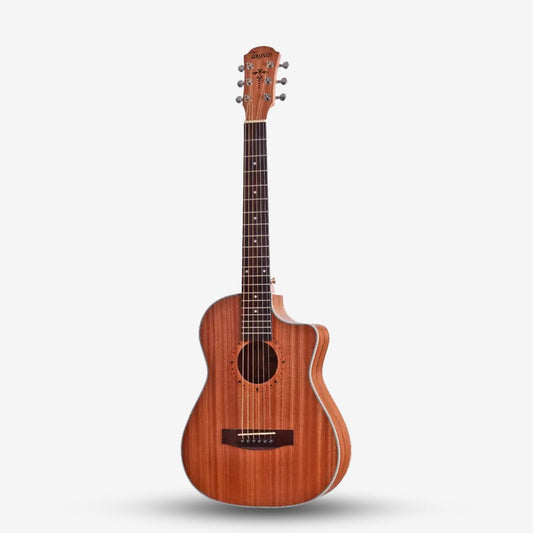 Tayste 34 inch 1/2 (Half Size) Travel Acoustic Guitar Cutaway Body ( TS12-34C / TS 12 34C )