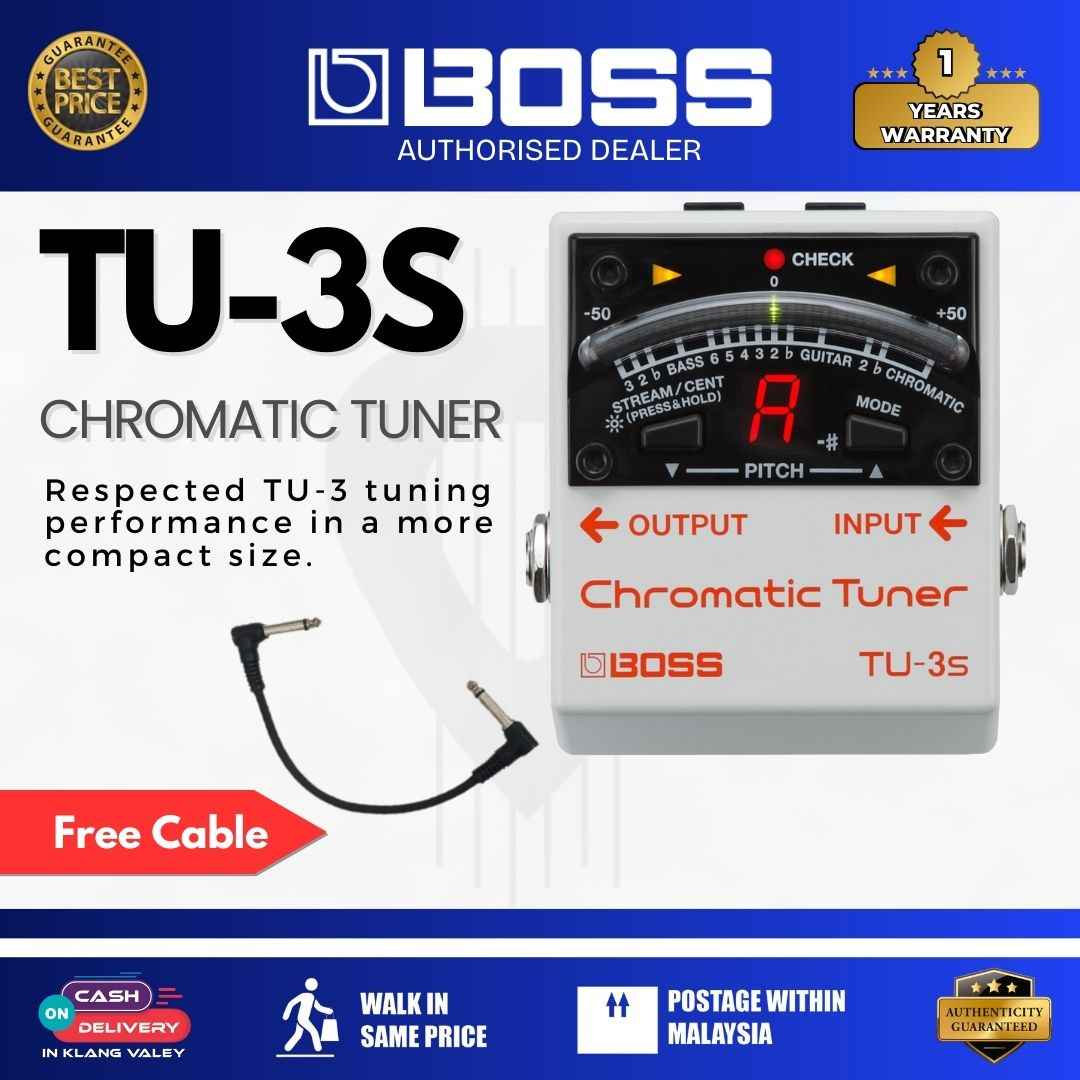 BOSS TU-3S Chromatic Tuner