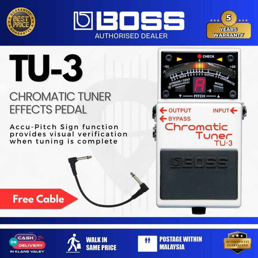 Boss TU-3 Chromatic Tuner Effects Pedal