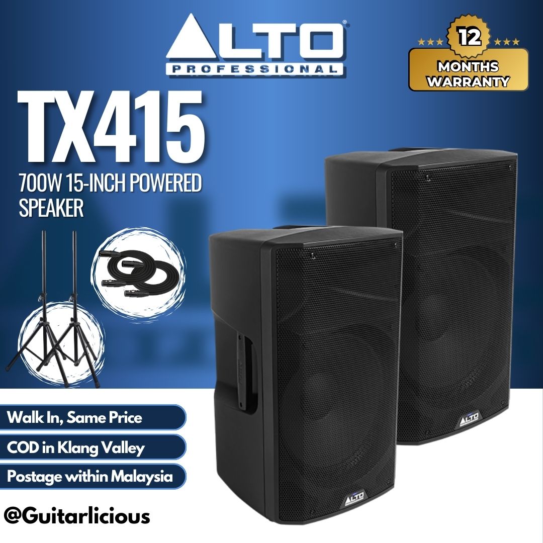 15 Inch Alto Speaker Package Alto TX415 700W 15