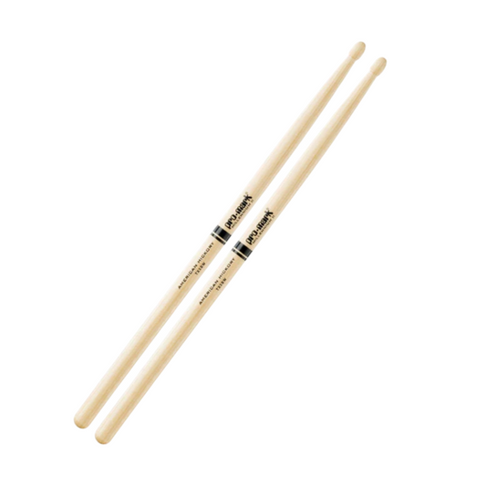 Promark Classic Forward DrumSticks - Hickory - 5B - Oval Wood Tip - TX5BW