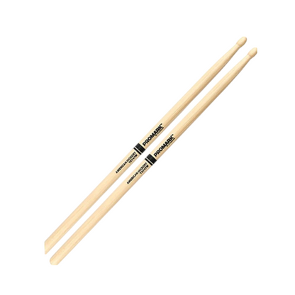 Promark Classic Forward Drumsticks - 747 Rock Hickory - Oval Wood Tip- TX747W