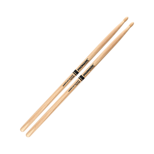 Promark Classic Forward DrumSticks - Hickory - 7A - Oval Wood Tip - TX7AW