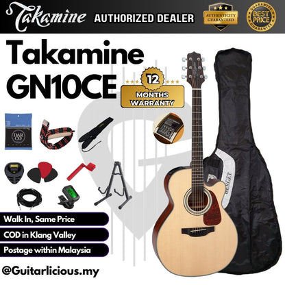 Takamine GN10CE NS Nex Cutaway Spruce Top Acoustic-Electric With TP-4T Preamp (GN10 CE NS)