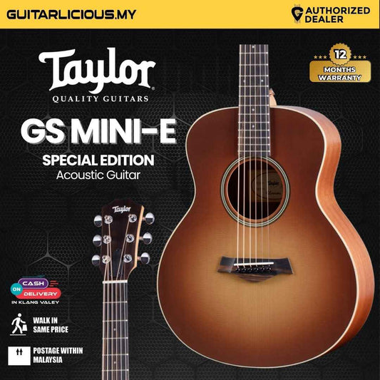 Taylor GS Mini-e Special Edition Acoustic Guitar w/Bag - Caramel Burst Top