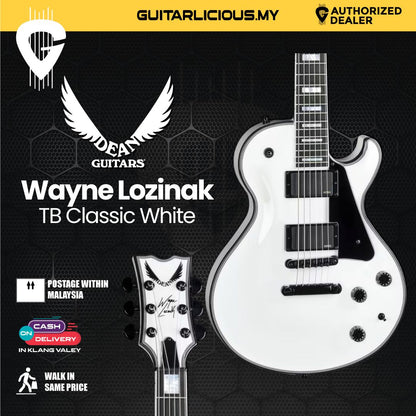 Dean Thoroughbred Wayne Lozinak Classic White Electric Guitar