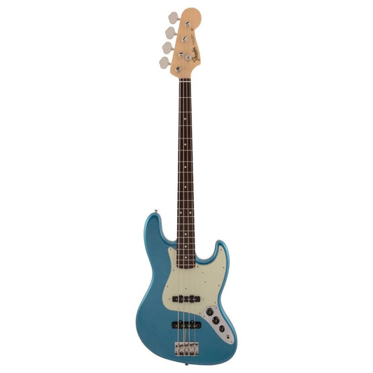 Fender Japan Traditional II 60s Jazz Bass Guitar, RW FB-Lake Placid Blue