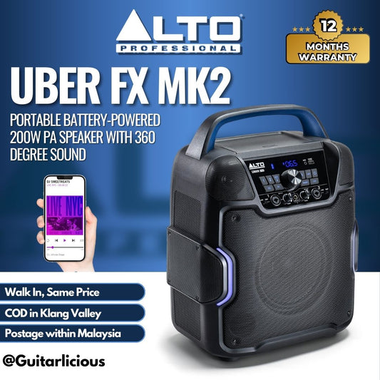 Alto Professional UBER FX MK2 Portable Battery-Powered 200W PA Speaker with 360 Degree Sound (PRE-ORDER)