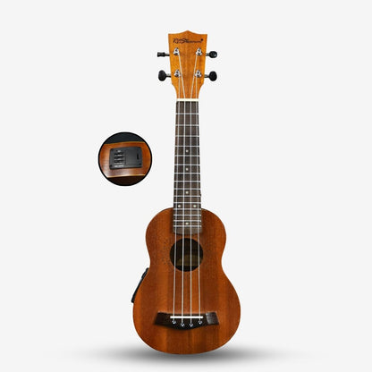 KAPPA Series 23 inch Concert Ukulele with Pickup / with EQ - Sapele Wood (RCStromm / UK-23-30M-EQ)