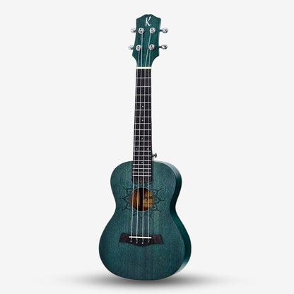 Kaysen 24 inch Concert Ukulele Sapele Wood with Floral Rosette (Kaysen/ U1)