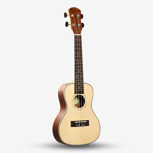 Deviser 24 inch Concert Solid Spruce Top Ukulele with Bag ( UK24-70S / UK24)