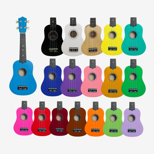 KAPPA Series 21 inch Soprano Beginner Color Ukulele with Bag (UKSCL)