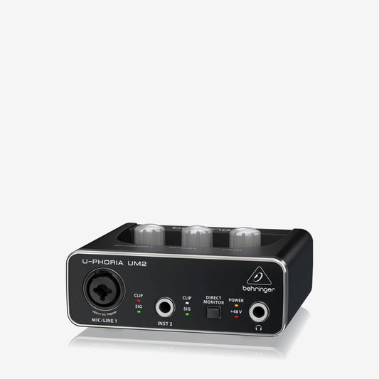 Behringer U-Phoria UM2 USB Audio Interface (UM 2 / UM-2 / Uphoria )