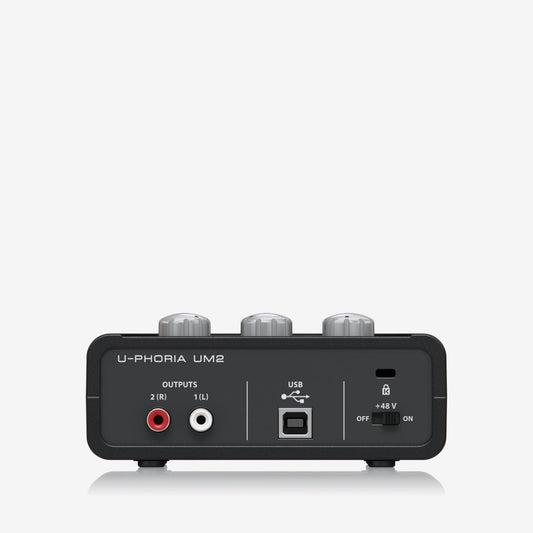 Behringer U-Phoria UM2 USB Audio Interface (UM 2 / UM-2 / Uphoria )