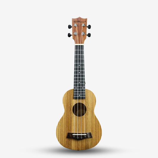 KAPPA Series 21 inch Soprano Ukulele - Zebra Wood (RCStromm / UZW21)