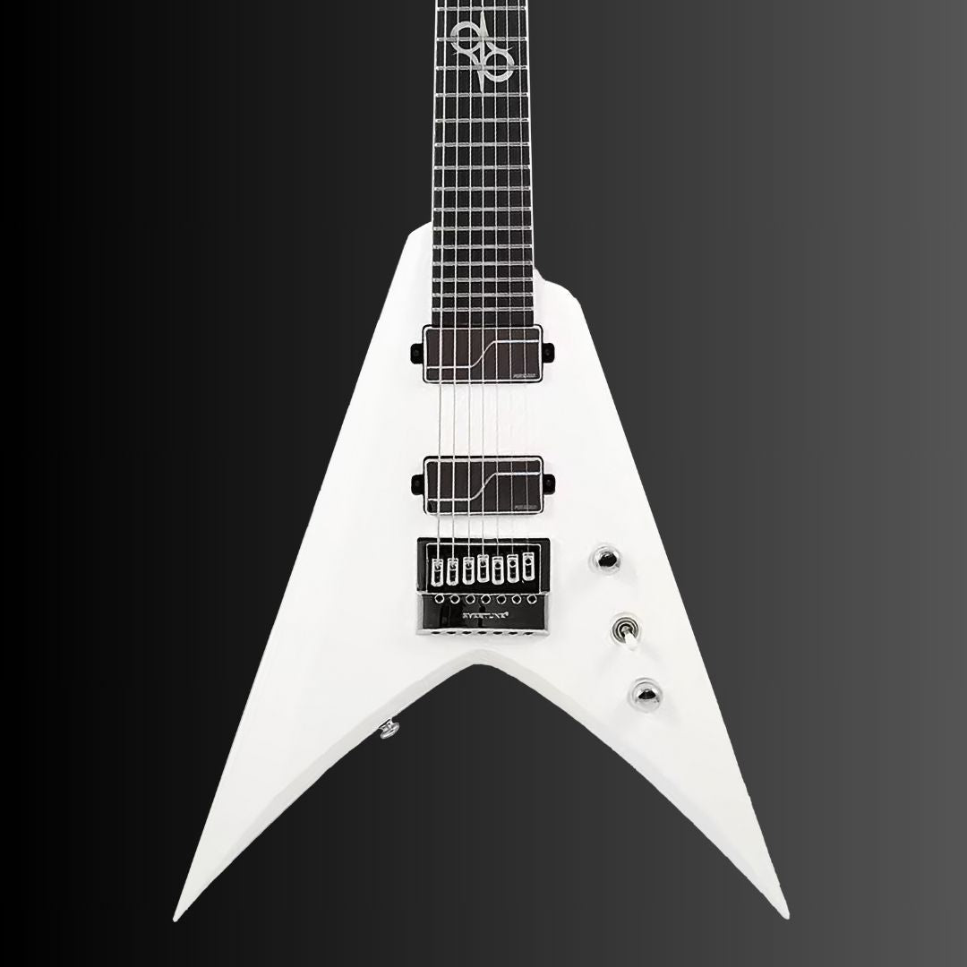 Solar V1.7Vinter Pearl White Matte 7 String Electric Guitar