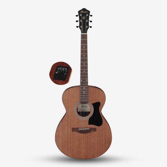 Ibanez VC44CE V Series Acoustic Electric Guitar with Preamp , Open Pore Natural ( VC44-CE / VC44E / V 44 Cutaway EQ )