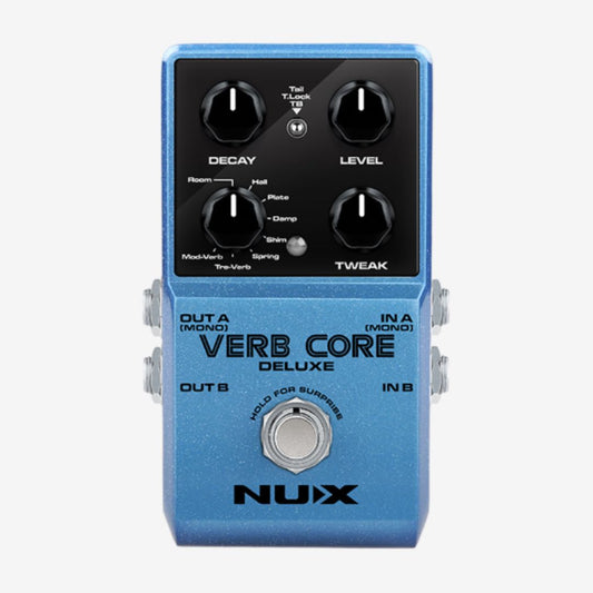 NUX Verb Core Deluxe 8 Reverb Type Effect Pedal ( VERB CORE )