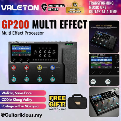 Valeton GP-200 Multi-Effects Processor Pedal Effects ( GP200 / GP 200 )