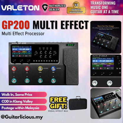 Valeton GP-200 Multi-Effects Processor Pedal Effects ( GP200 / GP 200 )