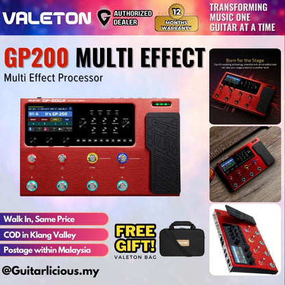 Valeton GP-200 Multi-Effects Processor Pedal Effects ( GP200 / GP 200 )