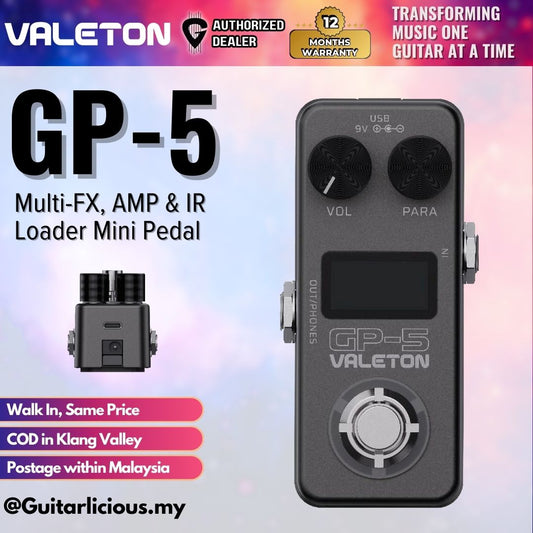 Valeton GP-5 Multi-FX, AMP & IR Loader Mini Pedal
