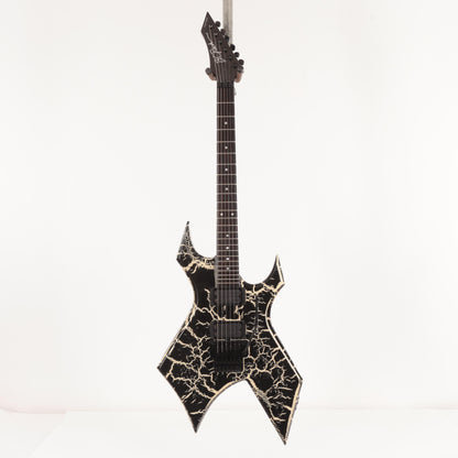 B.C. Rich Warlock Legacy with Floyd Rose Electric Guitar - Black Crackle (Coming Soon)