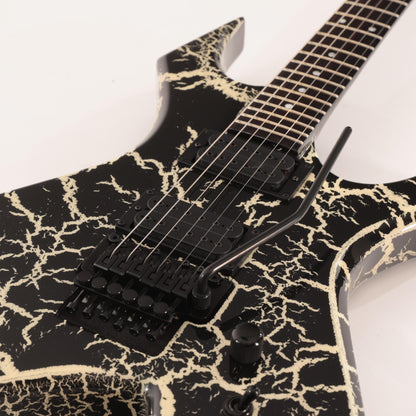 B.C. Rich Warlock Legacy with Floyd Rose Electric Guitar - Black Crackle (Coming Soon)