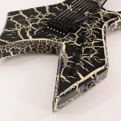 B.C. Rich Warlock Legacy with Floyd Rose Electric Guitar - Black Crackle (Coming Soon)