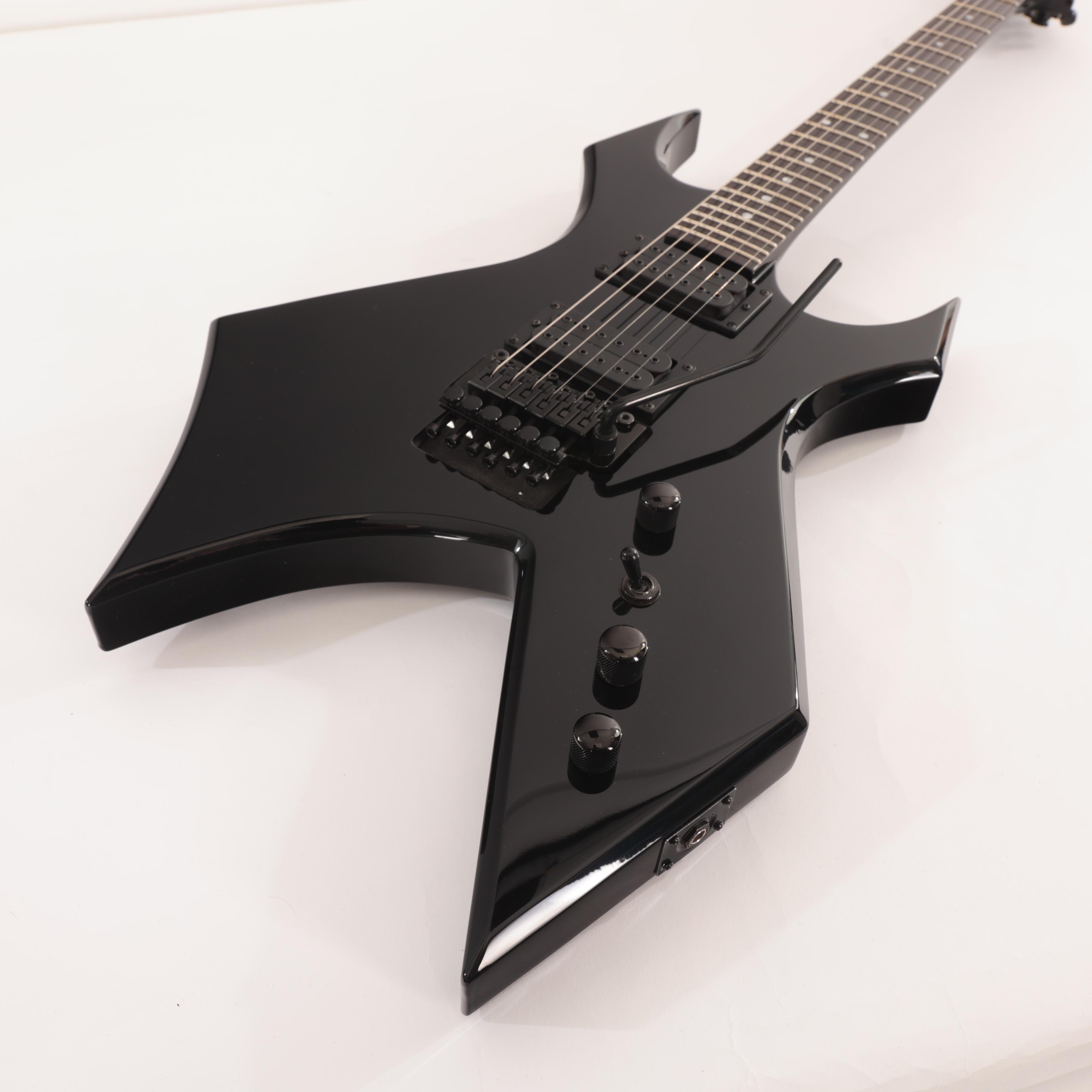 B.C. Rich Warlock Legacy with Floyd Rose Electric Guitar - Black