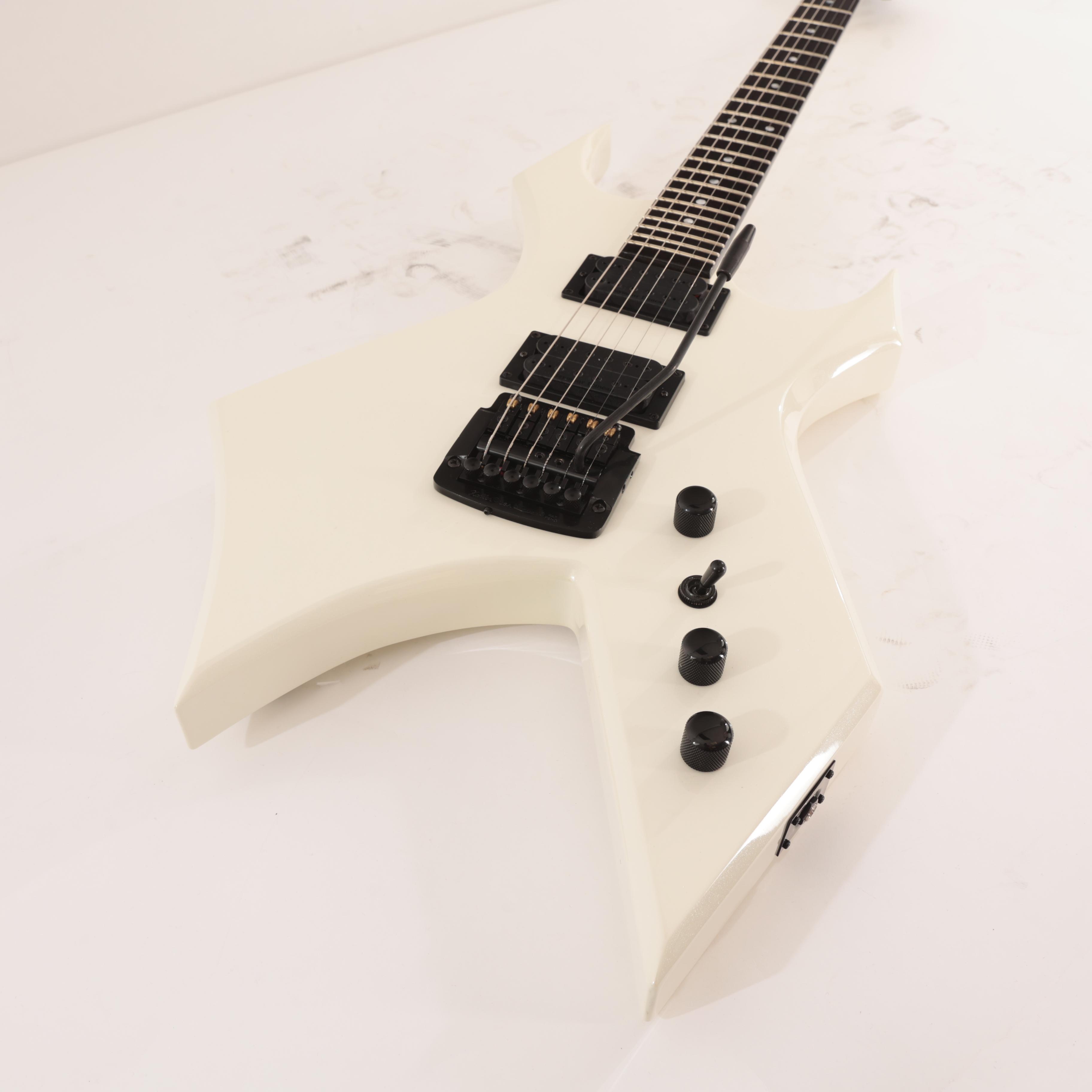 B.C. Rich Warlock Legacy with Kahler - Glitter Rock White