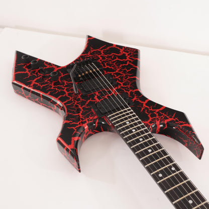 B.C. Rich Warlock Legacy with Kahler Electric Guitar - Red Crackle (Coming Soon)