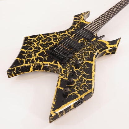 B.C. Rich Warlock Legacy with Kahler Electric Guitar - Yellow Crackle  (Coming Soon)
