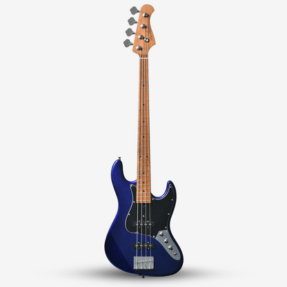 Bacchus WJB-1DX RSM/M Universe Series 4 Strings Bass Guitar - Indigo Purple Metallic