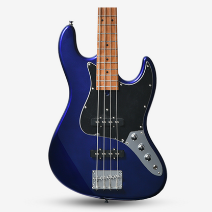 Bacchus WJB-1DX RSM/M Universe Series 4 Strings Bass Guitar - Indigo Purple Metallic