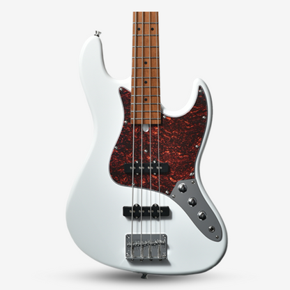 Bacchus WJB-1DX RSM/M Universe Series 4 Strings Bass Guitar - Olympic White