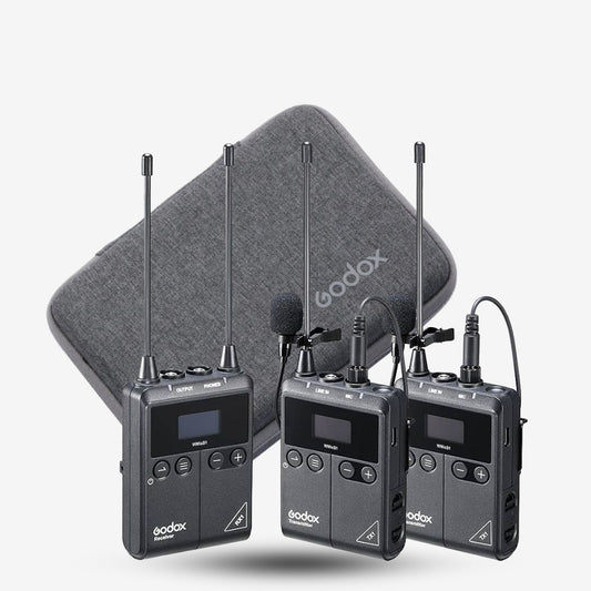 Godox WMicS1 Kit2 - UHF Wireless Lavalier Microphone System ( WMICS1-KIT2 / WMICS1 KIT2 )